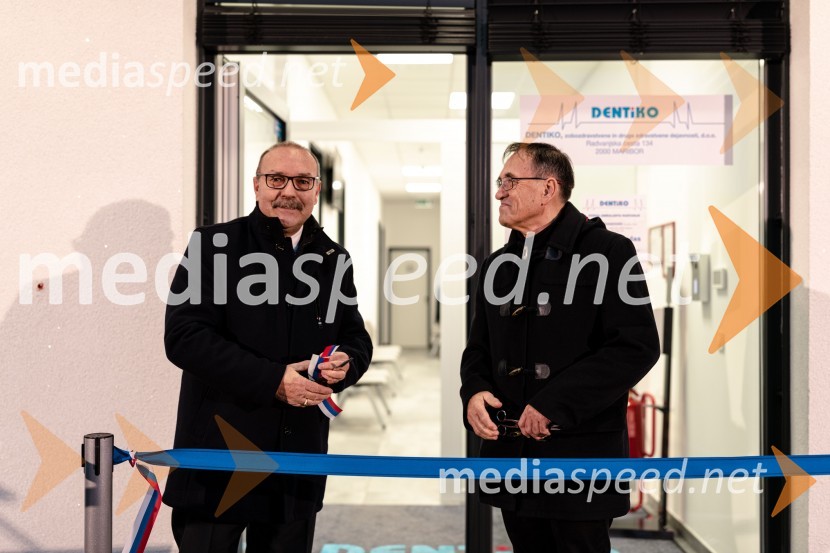  ... ; prof. dr. Vojko Flis, zdravnikOtvoritev novih zdravstvenih prostorov Dentiko