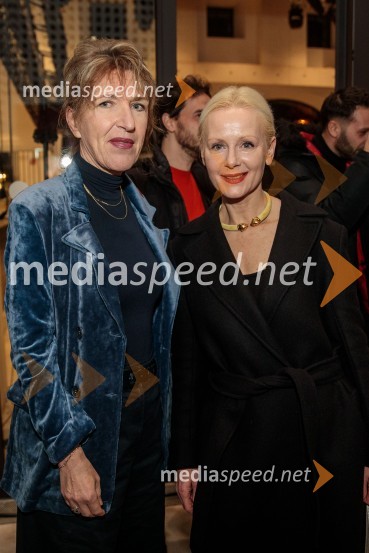  Vesna Jurca Tadel, ravnateljice SNG Drama Ljubljana;  Polona  Juh, igralkaGibanje, premiera gledališke igre v Cukrarni