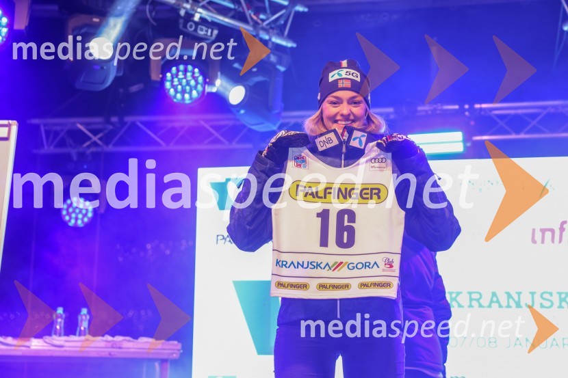  Thea Louise Stjernesund, smučarka (Norveška)Žreb prvega veleslaloma 59. Zlate lisice