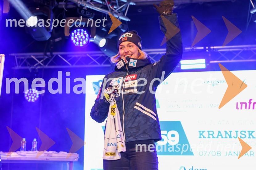  Thea Louise Stjernesund, smučarka (Norveška)Žreb prvega veleslaloma 59. Zlate lisice