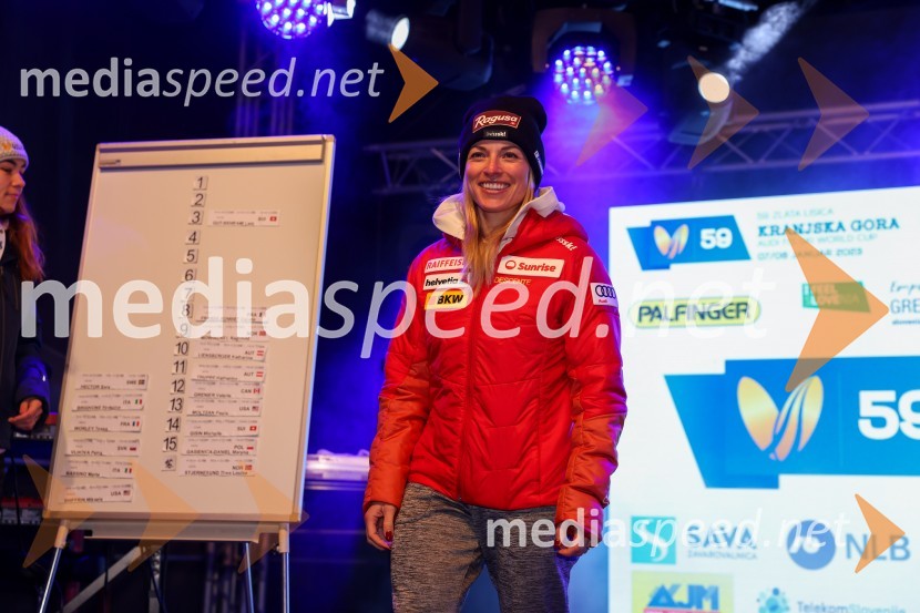  Lara Gut-Behrami, smučarka (Švica)Žreb prvega veleslaloma 59. Zlate lisice