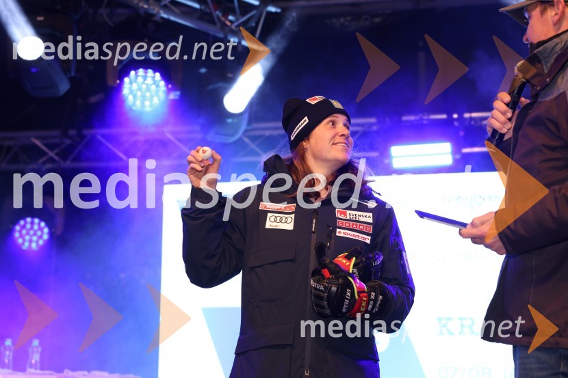  Sara Hector, smučarka (Švedska)Žreb prvega veleslaloma 59. Zlate lisice