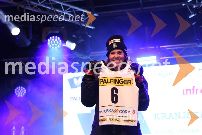  Sara Hector, smučarka (Švedska)Žreb prvega veleslaloma 59. Zlate lisice