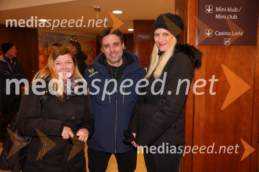  Lucija Medved, Zavarovalnica Sava;  Gregor Lednik, predsednik ASK Branik, generalni sekretar, 59. Zlata lisica;  Jona Bale, Zavarovalnica SavaŽreb prvega veleslaloma 59. Zlate lisice