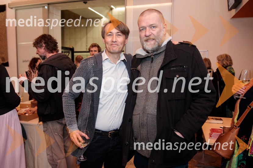  Aleš Šteger, programski direktor, Beletrina;  Jernej Lorenci, gledališki režiserMoja vojna harmonika, premiera zgodovinskega kabareta