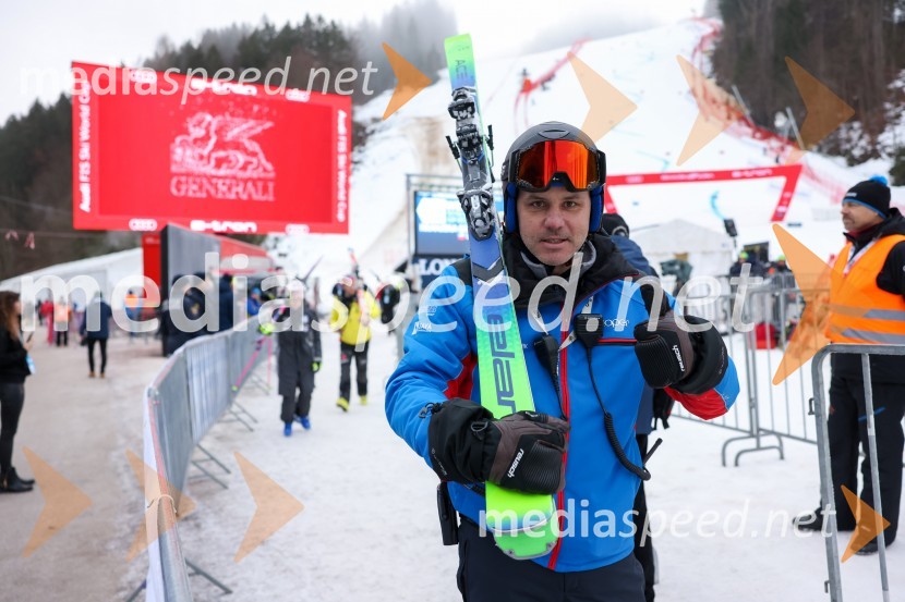  Mitja Dragšič, nekdanji smučar; vodja tekmovanja za Zlato lisico59. Zlata lisica, VIP sobota