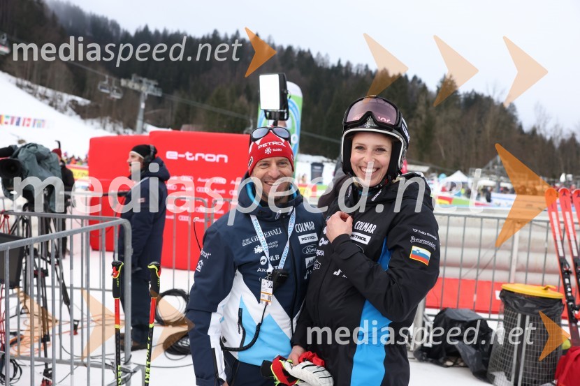  Rene Mlekuž, nekdanji smučar;  Ana Bucik Jogan, smučarka59. Zlata lisica, VIP sobota