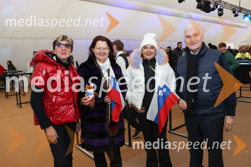  Edita Benko Toplak;  ... ;  ... ; prof. dr. Ludvik Toplak,  predsednik Alma Mater Europaea, nekdanji rektor UM59. Zlata lisica, VIP sobota