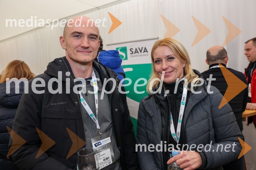  David Benedek, član uprave, Zavarovalnica Triglav;  Lea Jerič, izvršna direktorica Sektorja trženja in prodaje, Zavarovalnica Sava59. Zlata lisica, VIP sobota