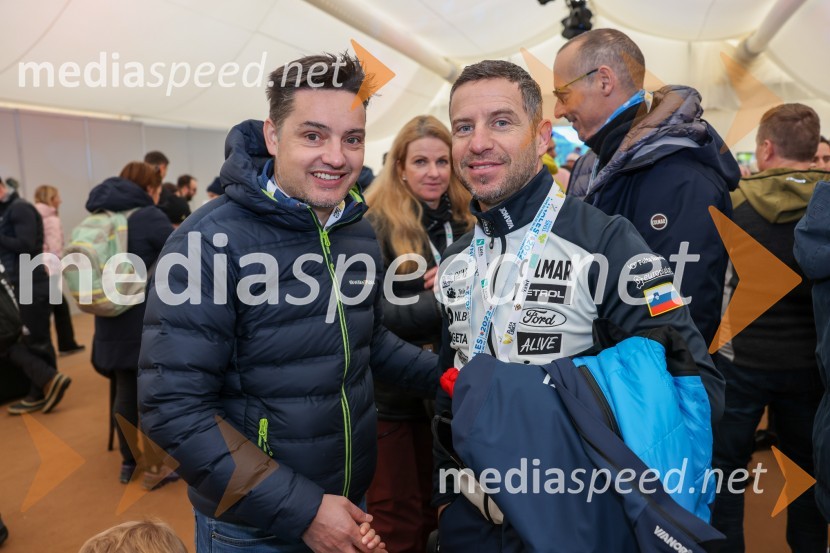  Blaž Veber, direktor, Zavod za turizem Kranjska Gora;  Rene Mlekuž, nekdanji smučar59. Zlata lisica, VIP sobota