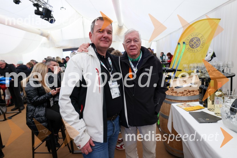  Tadej Pintarič, direktor Arcont I.P.;  Tone Vogrinec, športni in smučarski funkcionar59. Zlata lisica, VIP sobota