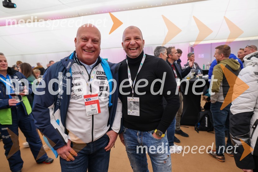  Iztok Klančnik, direktor Selectium Adriatics d.o.o., predsednik Zbora alpskih disciplin, Smučarska zveza Slovenije;  Gorazd Bedenčič, Puklavec Family wine d.o.o59. Zlata lisica, VIP sobota