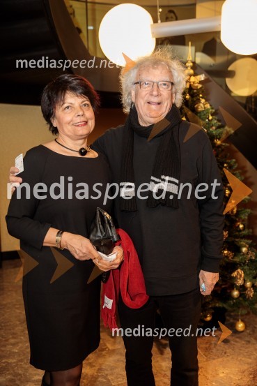  Janja Koren, novinarka;  Mile CrnovićShakespeare, premiera monoprojekta Sebastiana Cavazze