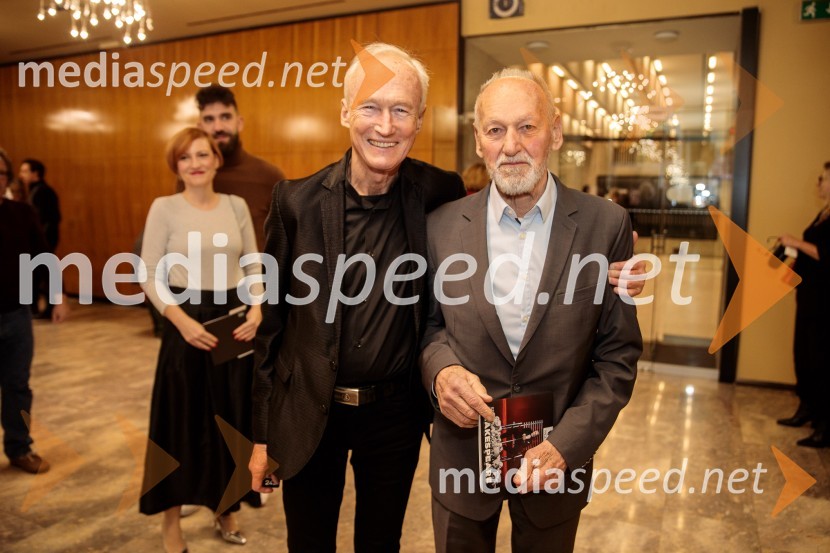  Janez  Pergar, prokurist NP Consulting;  Miroslav Cerar, nekdanji gimnastičar, predsednik Odbora za podeljevanje Bloudkovih priznanjShakespeare, premiera monoprojekta Sebastiana Cavazze