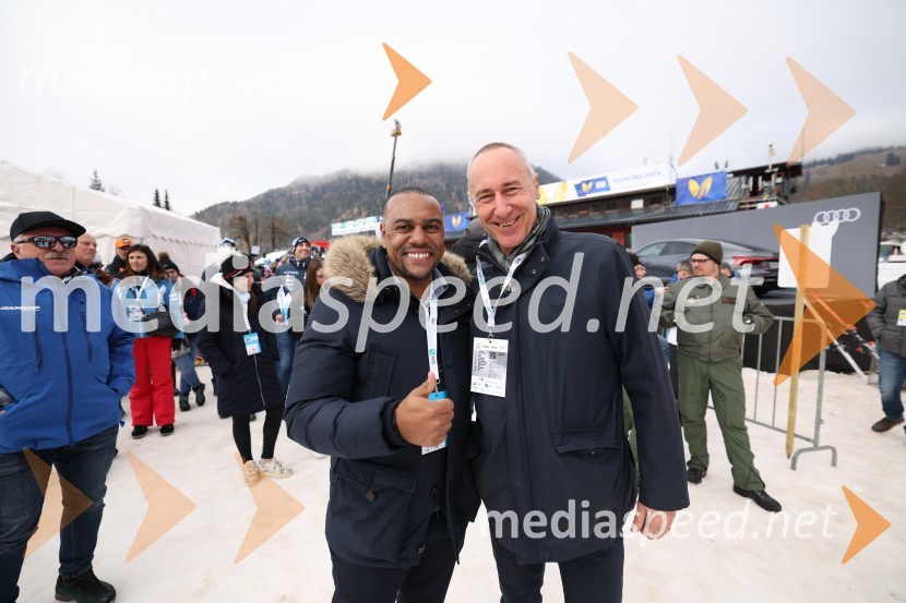  Marcos  Tavares, nekdanji nogometaš, NK Maribor;  Jošt Dolničar, predsednik uprave, Zavarovalnica Sava59. Zlata lisica, VIP sobota