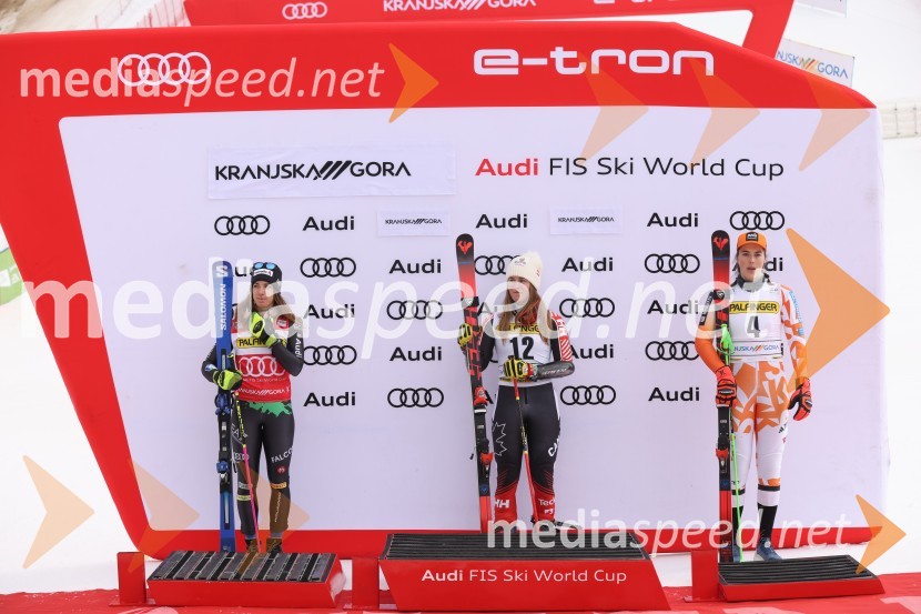  Marta Bassino, smučarka (Italija);  Valérie Grenier , smučarka (Kanada);  Petra Vlhova, smučarka (Slovaška)59. Zlata lisica, VIP sobota