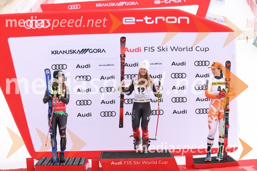  Marta Bassino, smučarka (Italija);  Valérie Grenier , smučarka (Kanada);  Petra Vlhova, smučarka (Slovaška)59. Zlata lisica, VIP sobota