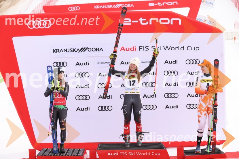  Marta Bassino, smučarka (Italija);  Valérie Grenier , smučarka (Kanada);  Petra Vlhova, smučarka (Slovaška)59. Zlata lisica, VIP sobota