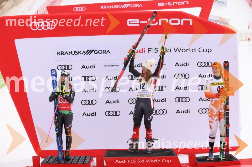  Marta Bassino, smučarka (Italija);  Valérie Grenier , smučarka (Kanada);  Petra Vlhova, smučarka (Slovaška)59. Zlata lisica, VIP sobota