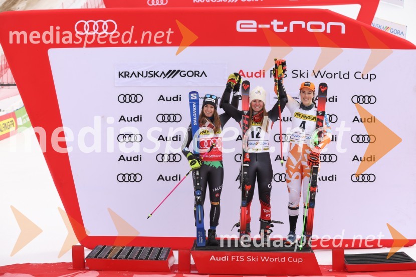  Marta Bassino, smučarka (Italija);  Valérie Grenier , smučarka (Kanada);  Petra Vlhova, smučarka (Slovaška)59. Zlata lisica, VIP sobota