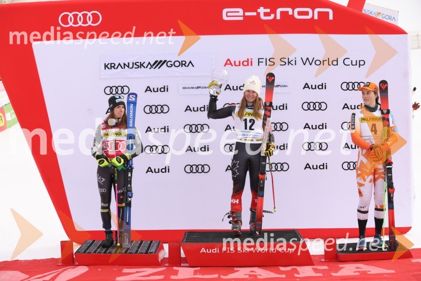  Marta Bassino, smučarka (Italija);  Valérie Grenier , smučarka (Kanada);  Petra Vlhova, smučarka (Slovaška)59. Zlata lisica, VIP sobota