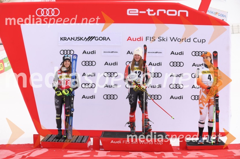  Marta Bassino, smučarka (Italija);  Valérie Grenier , smučarka (Kanada);  Petra Vlhova, smučarka (Slovaška)59. Zlata lisica, VIP sobota