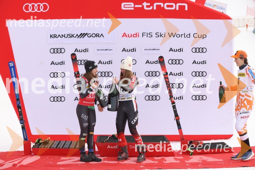  Marta Bassino, smučarka (Italija);  Valérie Grenier , smučarka (Kanada);  Petra Vlhova, smučarka (Slovaška)59. Zlata lisica, VIP sobota