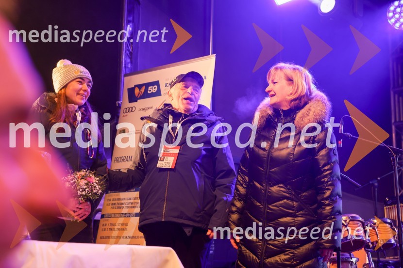  ... ;  Danilo Kline, organizacijski komite, Zlata lisica;  Henrika Zupan, županja, Kranjska GoraSobotna podelitev in žreb, 59. Zlata lisica