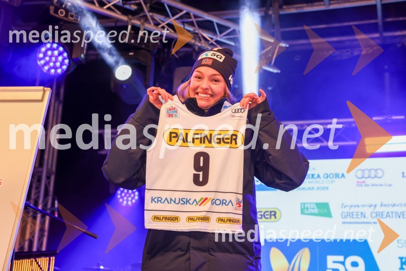  Thea Louise Stjernesund, smučarka (Norveška)Sobotna podelitev in žreb, 59. Zlata lisica