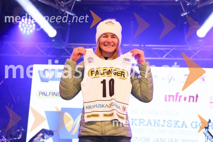  Valérie Grenier , smučarka (Kanada)Sobotna podelitev in žreb, 59. Zlata lisica