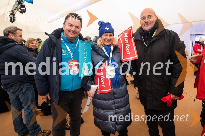  Slaviša  Amidžić, chef;  Neva Pipan, koordinatorka, kabinet župana MOM;  Matjaž Štandeker59. Zlata lisica, VIP sobota