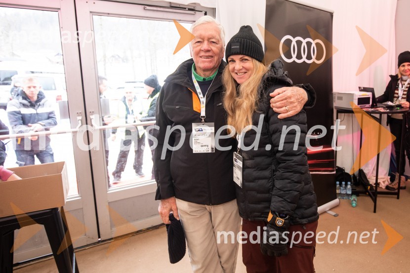  Tone Vogrinec, športni in smučarski funkcionar;  Špela Pretnar, nekdanja smučarka in predstavnica za odnose z javnostmi,Smučarska zveza Slovenije 59. Zlata lisica, VIP sobota