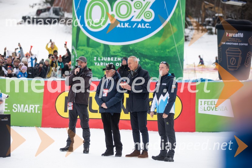  Mitja Šeško, moderator prireditev ;  Danilo Kline, organizacijski komite, Zlata lisica;  Jošt Dolničar, predsednik uprave, Zavarovalnica Sava;  ... 59. Zlata lisica, VIP sobota