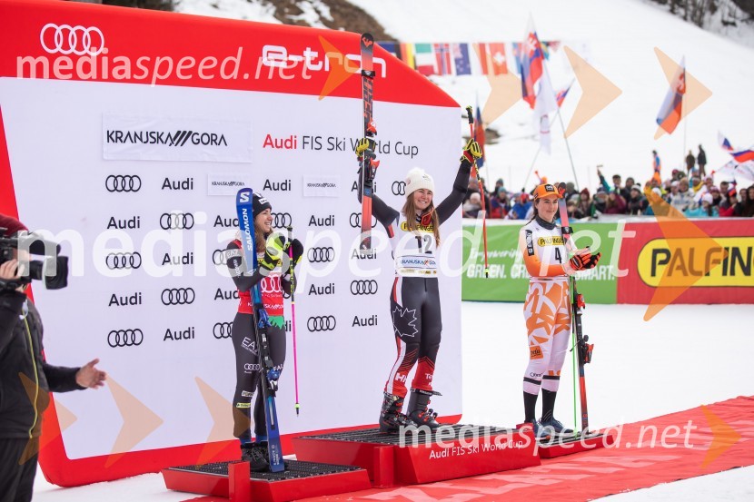  Marta Bassino, smučarka (Italija);  Valérie Grenier , smučarka (Kanada);  Petra Vlhova, smučarka (Slovaška)59. Zlata lisica, VIP sobota