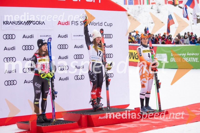  Marta Bassino, smučarka (Italija);  Valérie Grenier , smučarka (Kanada);  Petra Vlhova, smučarka (Slovaška)59. Zlata lisica, VIP sobota