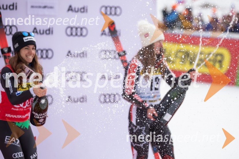  Marta Bassino, smučarka (Italija);  Valérie Grenier , smučarka (Kanada)59. Zlata lisica, VIP sobota