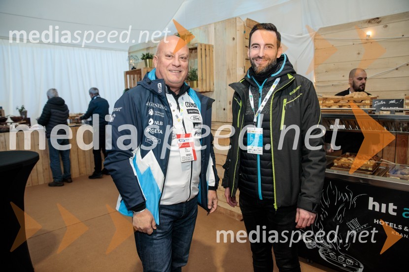  Iztok Klančnik, direktor Selectium Adriatics d.o.o., predsednik Zbora alpskih disciplin, Smučarska zveza Slovenije;  Milan Sajovic, direktor, Hit Alpinea59. Zlata lisica, nedelja