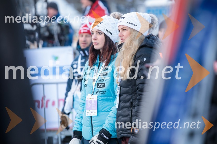  Andreja  Slokar, smučarka;  Špela Pretnar, nekdanja smučarka in predstavnica za odnose z javnostmi,Smučarska zveza Slovenije 59. Zlata lisica, nedelja