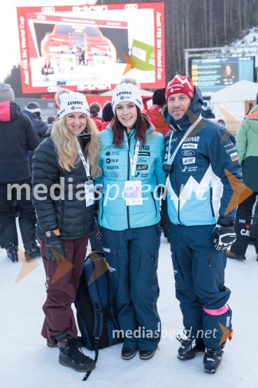  Špela Pretnar, nekdanja smučarka in predstavnica za odnose z javnostmi,Smučarska zveza Slovenije ;  Andreja  Slokar, smučarka;  Rene Mlekuž, nekdanji smučar59. Zlata lisica, nedelja