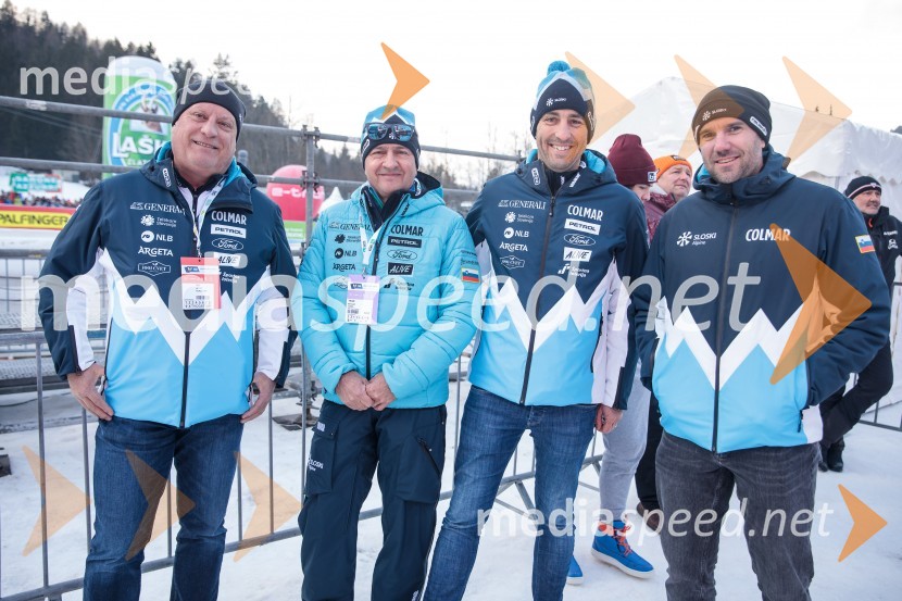  Iztok Klančnik, direktor Selectium Adriatics d.o.o., predsednik Zbora alpskih disciplin, Smučarska zveza Slovenije;  ... ;  Jožko Križan, podjetnik;  Uroš Zupan, direktor, Smučarska zveze Slovenije 59. Zlata lisica, nedelja