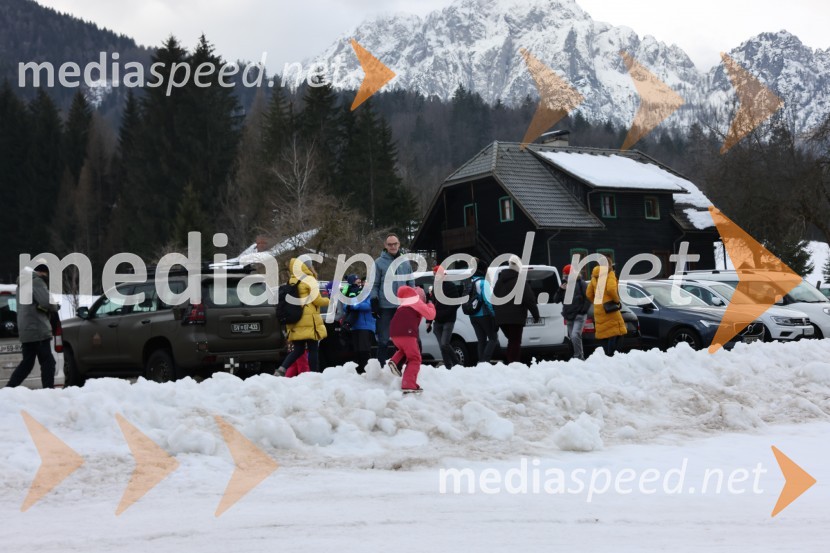 Kranjska Gora in Zlata lisica iz zraka