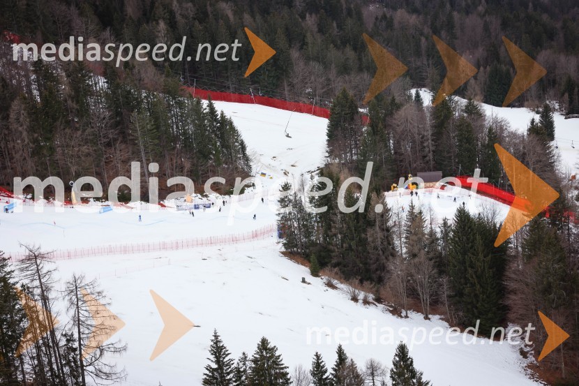 Kranjska Gora in Zlata lisica iz zraka