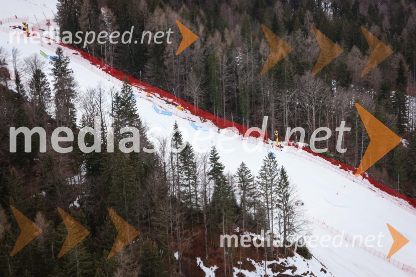 Kranjska Gora in Zlata lisica iz zraka