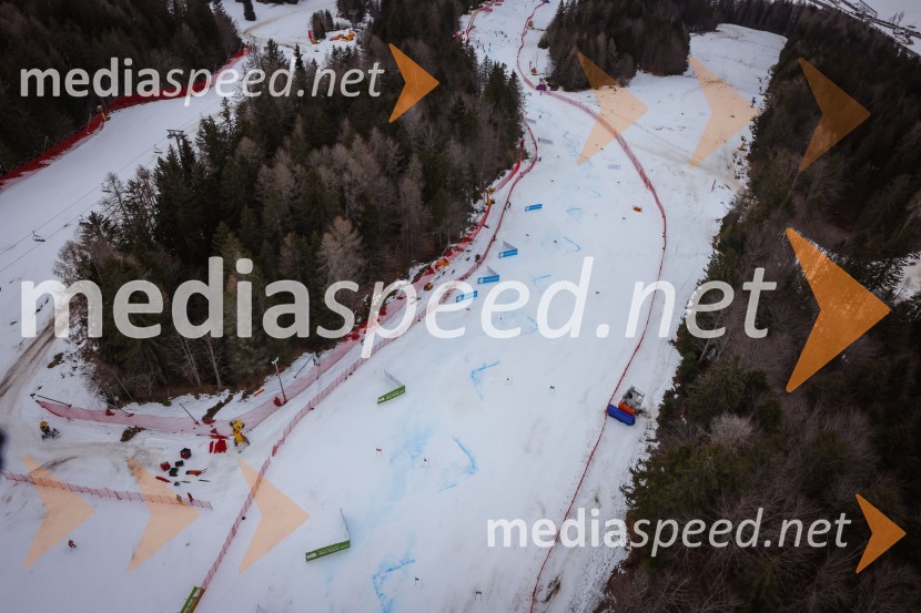 Kranjska Gora in Zlata lisica iz zraka
