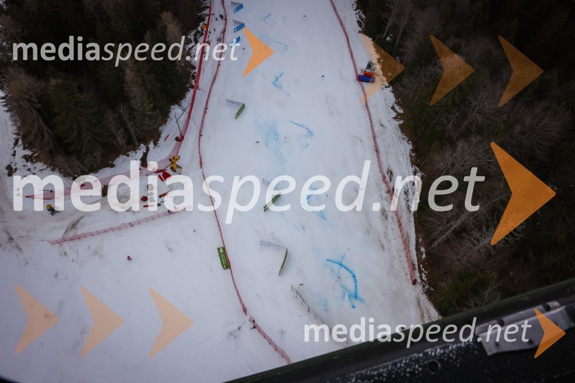 Kranjska Gora in Zlata lisica iz zraka