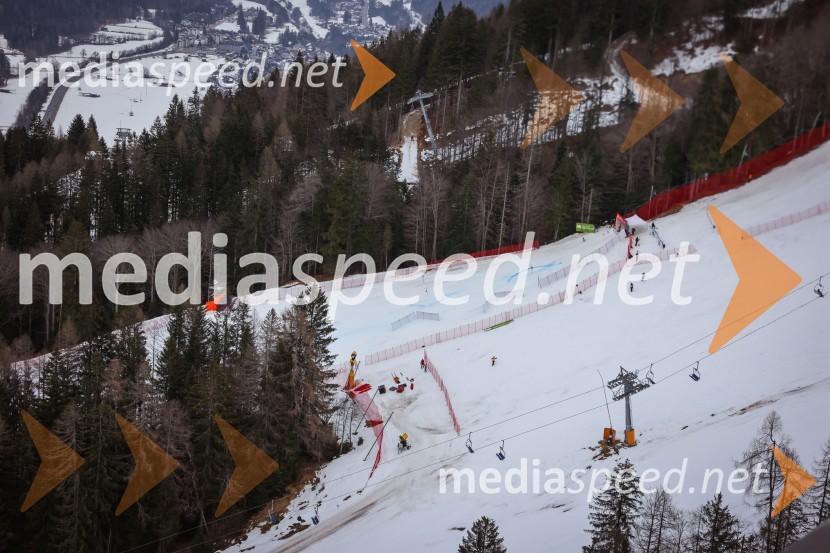 Kranjska Gora in Zlata lisica iz zraka