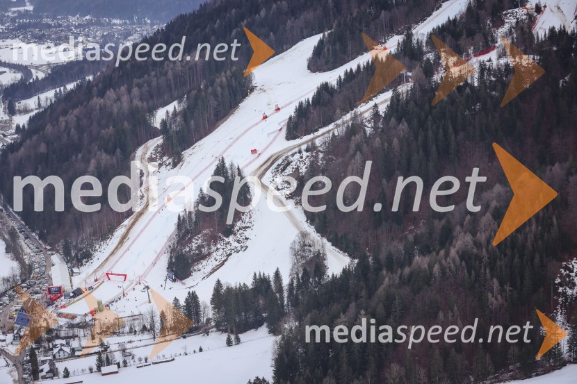 Kranjska Gora in Zlata lisica iz zraka