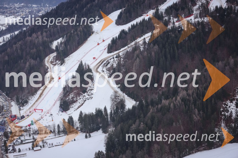 Kranjska Gora in Zlata lisica iz zraka