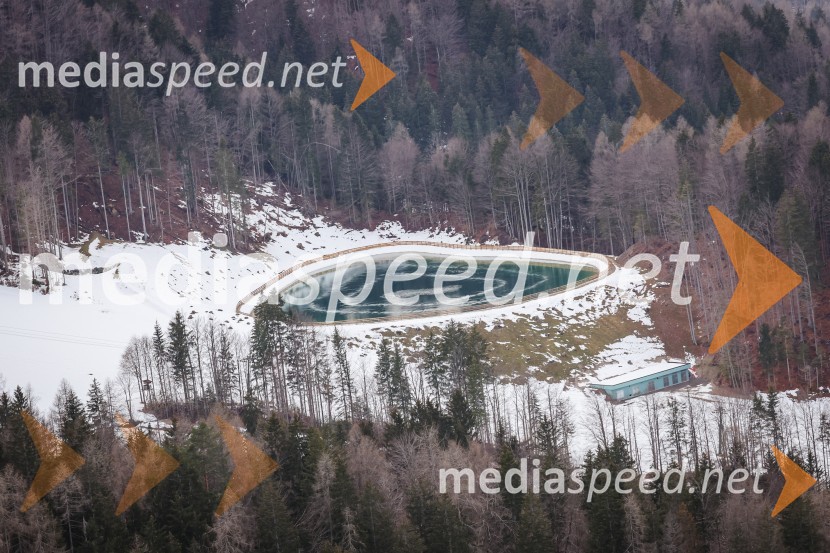 Kranjska Gora in Zlata lisica iz zraka