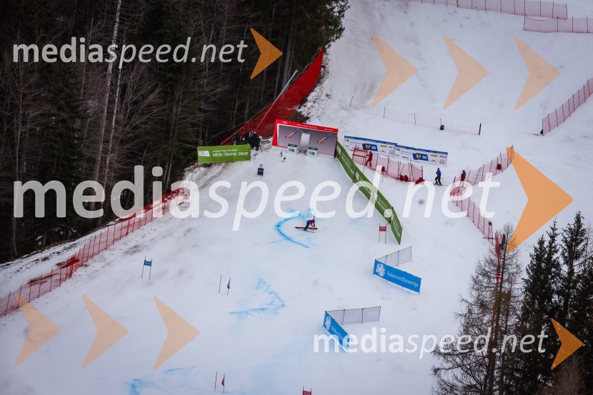 Kranjska Gora in Zlata lisica iz zraka